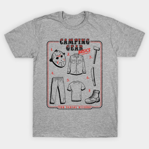 Camping Gear T-Shirt by Getsousa